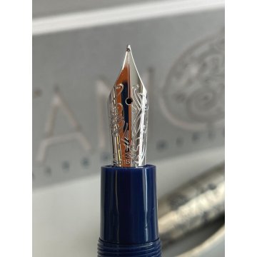 PENNA STILOGRAFICA OMAS SAMO ARGENTO FOUNTAIN PEN EDIZIONE LIMITATA BROCHURE