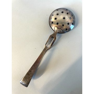 POSATA PINZA MOLLA da CUCINA F.lli Calderoni DESIGN Gio Ponti ALPACCA ARGENTATA