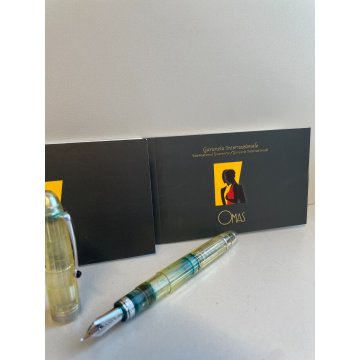 PENNA STILOGRAFICA OMAS VISION OGIVA FOUNTAIN PEN PENNINO ORO 18K SFACCETTATA