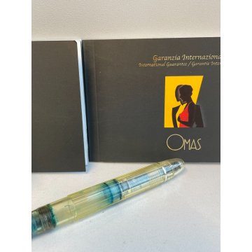 PENNA STILOGRAFICA OMAS VISION OGIVA FOUNTAIN PEN PENNINO ORO 18K SFACCETTATA