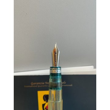 PENNA STILOGRAFICA OMAS VISION OGIVA FOUNTAIN PEN PENNINO ORO 18K SFACCETTATA