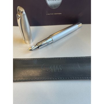 PENNA STILOGRAFICA OMAS MASERATI ARGENTO 925 FOUNTAIN PEN EDIZIONE LIMITATA