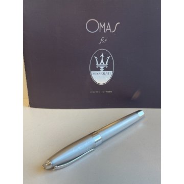 PENNA STILOGRAFICA OMAS MASERATI ARGENTO 925 FOUNTAIN PEN EDIZIONE LIMITATA