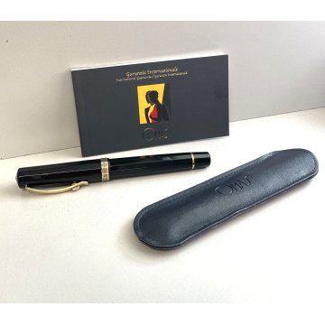 PENNA STILOGRAFICA OMAS PARAGON GENTLEMAN FOUNTAIN PEN PENNINO ORO 18K BROCHURE