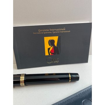 PENNA STILOGRAFICA OMAS PARAGON GENTLEMAN FOUNTAIN PEN PENNINO ORO 18K BROCHURE