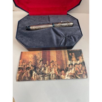 PENNA STILOGRAFICA DELTA NAPOLEONE BONAPARTE EDIZIONE LIMITATA ARGENTO 925 BOX