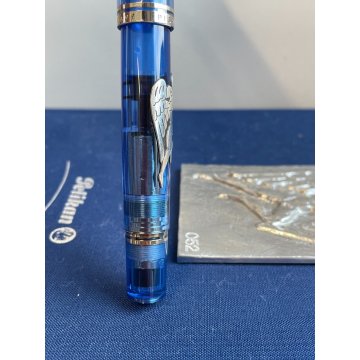 PENNA STILOGRAFICA PELIKAN DEADALUS-ICARUS M800 EDIZIONE LIMITATA ARGENTO 925