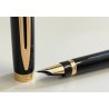 WATERMAN Liaison NERO ORO nib 18k PENNA STILOGRAFICA Vintage Fountain Pen BOX