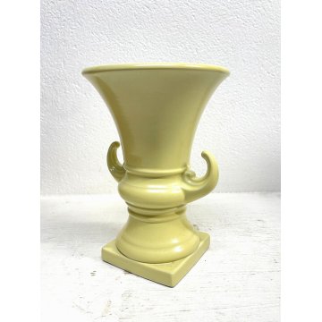 VASO CERAMICA GIALLO DESIGN Antonia Campi SOCIETA' CERAMICA ITALIANA Laveno '50