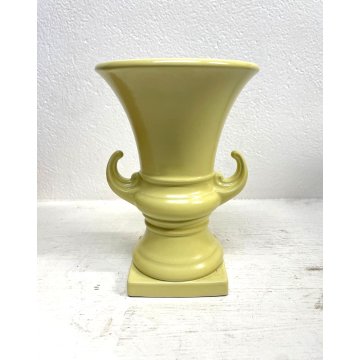 VASO CERAMICA GIALLO DESIGN Antonia Campi SOCIETA' CERAMICA ITALIANA Laveno '50