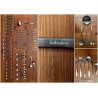 SERVIZIO POSATE 12 Pers. ACCIAIO Gottinghen 75 pz MODERN DESIGN FLATWARE CUTLERY