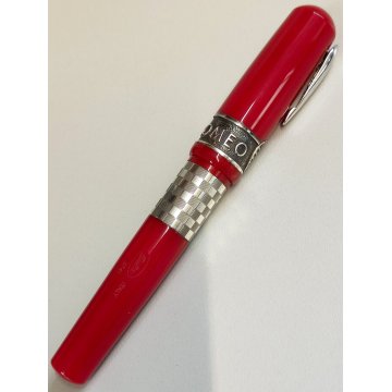 Delta GIULIETTA Lim. Edition PENNA STILOGRAFICA Rosso Argento 925 ALFA ROMEO box