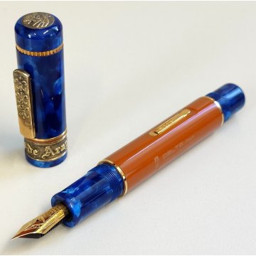 Delta CORONA de ARAGON Lim. Edition PENNA STILOGRAFICA Vermeil Fountain Pen box