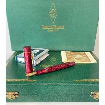 PENNA STILOGRAFICA CONWAY STEWART CHURCHILL BURGUNDY LIMITED EDITION ENGLAND