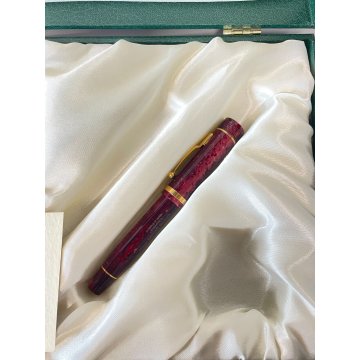 PENNA STILOGRAFICA CONWAY STEWART CHURCHILL BURGUNDY LIMITED EDITION ENGLAND