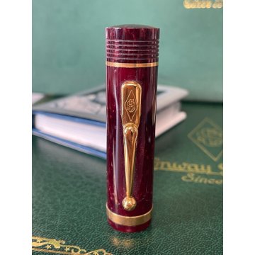 PENNA STILOGRAFICA CONWAY STEWART CHURCHILL BURGUNDY LIMITED EDITION ENGLAND