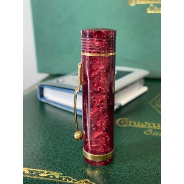 PENNA STILOGRAFICA CONWAY STEWART CHURCHILL BURGUNDY LIMITED EDITION ENGLAND