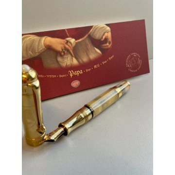 PENNA STILOGRAFICA AURORA PAPA PAOLO II EDIZIONE LIMITATA FOUNTAIN PEN BROCHURE