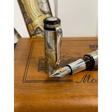 PENNA STILOGRAFICA MONTEGRAPPA ANIMALIA EDIZ. LIMITATA Argento 925 FOUNTAIN PEN