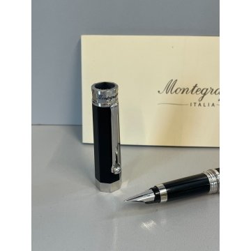 PENNA STILOGRAFICA MONTEGRAPPA NERO-UNO SFACCETTATA FOUNTAIN PEN BROCHURE ITALY