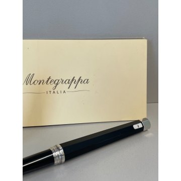 PENNA STILOGRAFICA MONTEGRAPPA NERO-UNO SFACCETTATA FOUNTAIN PEN BROCHURE ITALY