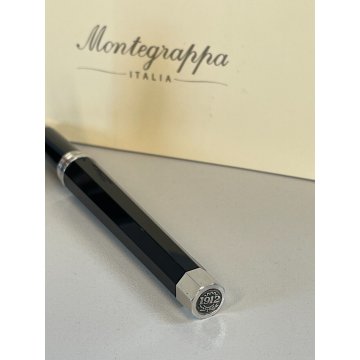 PENNA STILOGRAFICA MONTEGRAPPA NERO-UNO SFACCETTATA FOUNTAIN PEN BROCHURE ITALY