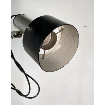LAMPADA DA TERRA DESIGN ANNI 70 VINTAGE METALLO 2 PUNTI LUCE FLOOR LAMP PIANTANA