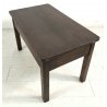 PICCOLO ANTICO TAVOLINO MASSELLO TAVOLO CASSETTO LEGNO STILE RUSTICO EPOCA 1800