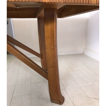 ANTICO GRANDE TAVOLO PRANZO ALLUNGABILE PAOLO BUFFA VINTAGE ROVERE TABLE 1960 
