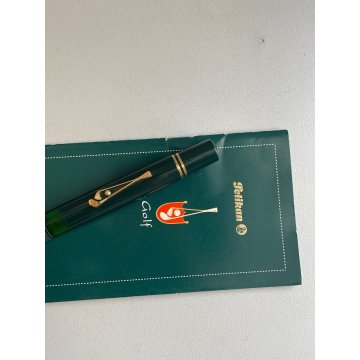 PENNA STILOGRAFICA PELIKAN GOLF EDIZIONE LIMITATA M800 FOUNTAIN PEN VERDE ORO