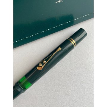 PENNA STILOGRAFICA PELIKAN GOLF EDIZIONE LIMITATA M800 FOUNTAIN PEN VERDE ORO