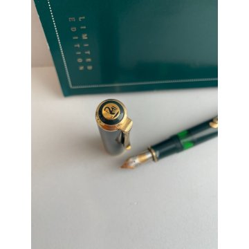 PENNA STILOGRAFICA PELIKAN GOLF EDIZIONE LIMITATA M800 FOUNTAIN PEN VERDE ORO