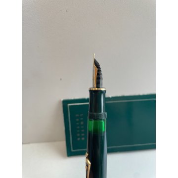 PENNA STILOGRAFICA PELIKAN GOLF EDIZIONE LIMITATA M800 FOUNTAIN PEN VERDE ORO