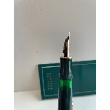 PENNA STILOGRAFICA PELIKAN GOLF EDIZIONE LIMITATA M800 FOUNTAIN PEN VERDE ORO