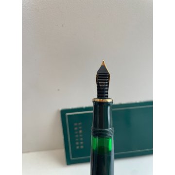 PENNA STILOGRAFICA PELIKAN GOLF EDIZIONE LIMITATA M800 FOUNTAIN PEN VERDE ORO