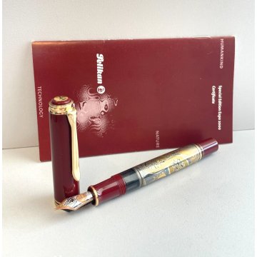 PENNA STILOGRAFICA PELIKAN EXPO 2000 HUMANKIND ED. SPECIALE M800 FOUNTAIN PEN