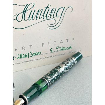 PENNA STILOGRAFICA PELIKAN M800 HUNTING EDIZIONE LIMITATA ARG 925 FOUNTAIN PEN