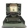 ANTICA MACCHINA DA SCRIVERE CORONA PIEGOVOLE VIAGGIO TYPEWRITER NEW YORK EPOCA