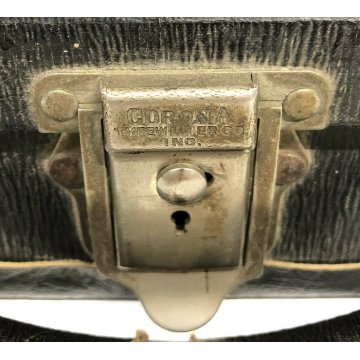 ANTICA MACCHINA DA SCRIVERE CORONA PIEGOVOLE VIAGGIO TYPEWRITER NEW YORK EPOCA