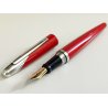 Dunhill AD 2000 PENNA STILOGRAFICA Vintage Fountain Pen ROSSO METALLIZZATO box