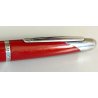 Dunhill AD 2000 PENNA STILOGRAFICA Vintage Fountain Pen ROSSO METALLIZZATO box