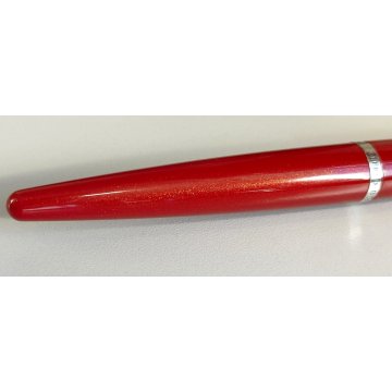 Dunhill AD 2000 PENNA STILOGRAFICA Vintage Fountain Pen ROSSO METALLIZZATO box