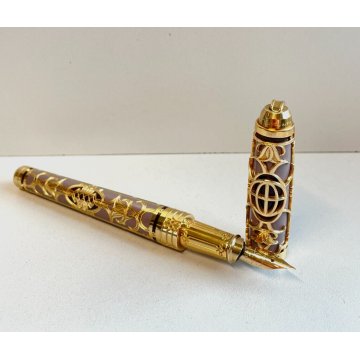 PENNA STILOGRAFICA S.T DUPONT NEW YORK 5° AVE EDIZIONE LIMITATA FOUNTAIN PEN ORO