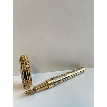 PENNA STILOGRAFICA S.T DUPONT NEW YORK 5° AVE EDIZIONE LIMITATA FOUNTAIN PEN ORO