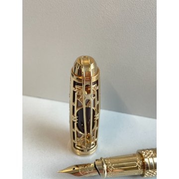 PENNA STILOGRAFICA S.T DUPONT NEW YORK 5° AVE EDIZIONE LIMITATA FOUNTAIN PEN ORO