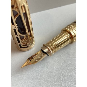 PENNA STILOGRAFICA S.T DUPONT NEW YORK 5° AVE EDIZIONE LIMITATA FOUNTAIN PEN ORO