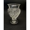 VASO CRISTALLO "Ermenonville"  Marc Lalique 14,5 cm/h CLEAR CRYSTAL VINTAGE '50