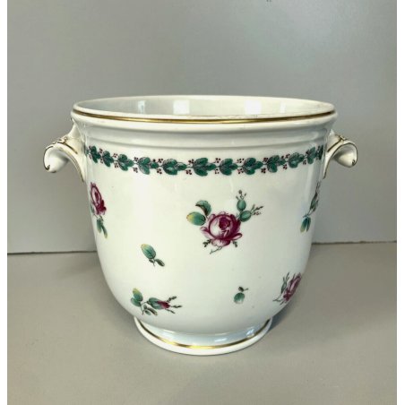 VASO CACHE-POT Portavaso CERAMICA Richard Ginori ø 17,5 cm DECORO Lodi anni '50