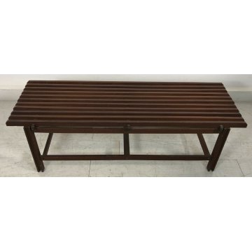 PANCHINA PANCA LEGNO DESIGN IN STILE CHARLOTTE PERRIAND ANNI 50 VINTAGE BENCH