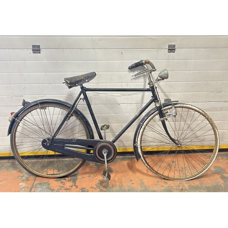 ANTICA BICICLETTA EDOARDO BIANCHI LUSSO ANNI 50 BICI ORIGINALE FRENI A BACCHETTA